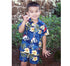 RJC Boys 6 Months to 7 Toddler Hibiscus Drag Racer 2pc Set